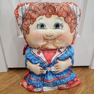 💖 1991 VINTAGE Stuffin Puffs Cabbage Patch Kids Pillow Doll